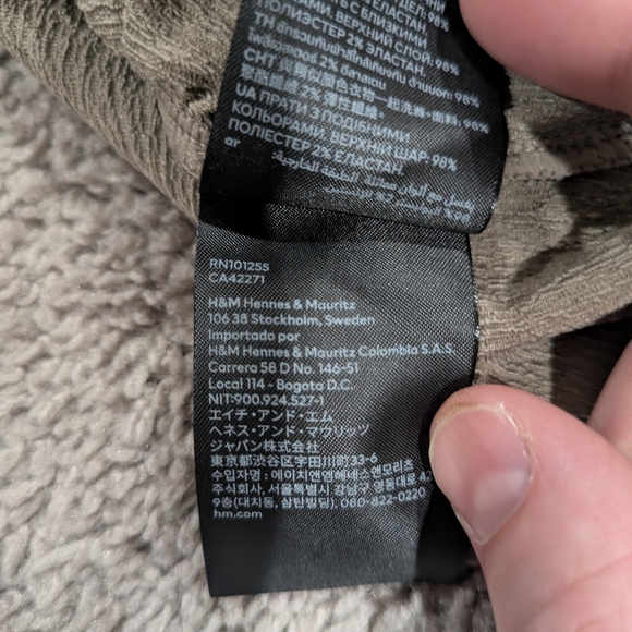 H&M Taupe Grey Brown Sleeveless Top Size Small - Picture 10 of 12